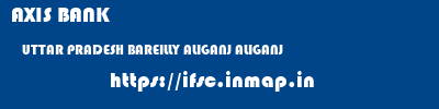 AXIS BANK  UTTAR PRADESH BAREILLY ALIGANJ ALIGANJ  ifsc code